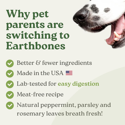Earthbones Dental Chews For Dogs